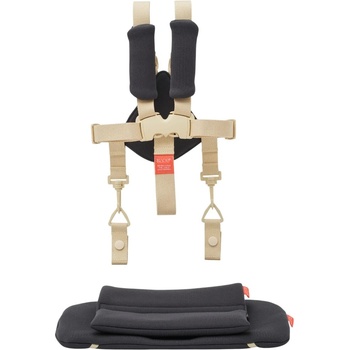 KAOS Комплект възглавници и колан KAOS - Klapp, Charcoal Black (BPP-HAR-CUS-CHA-BLA)