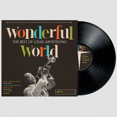 Louis Amstrong Wonderful World The best of Luis Amstrong 1 LP