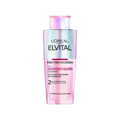 L'Oréal Paris Elvital Glycolic Gloss Šampon Unisex 200 ml