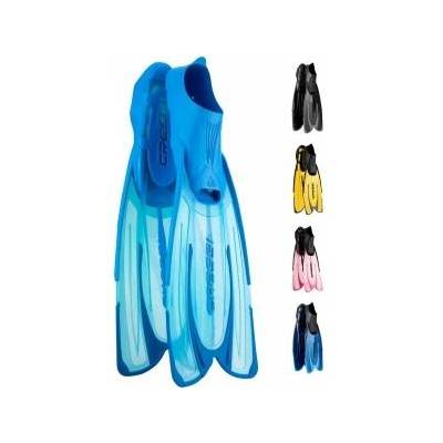 Cressi-Sub Cressi Agua Fins Swimming Fins - Adjustable Foot Section for Diving - Ergonomic Short Fins Adults & Children - Durable Fin Material - Aquamarine - 37/38 - CA206337
