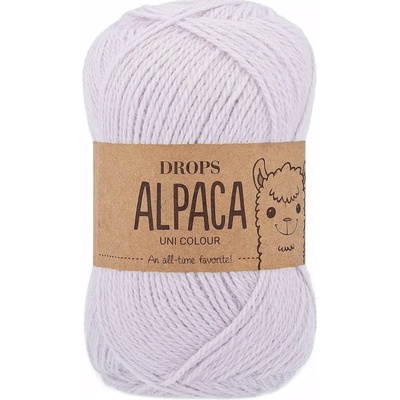 Příze DROPS Alpaca uni colour 4010 - světlá levandulová