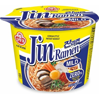 Ottogi Jin Ramen Mild nepálivá veľká miska 110 g