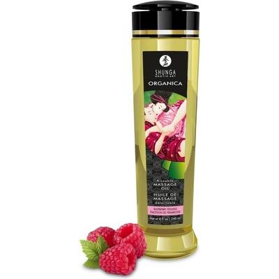 Shunga Organica Kissable Massage Oil Raspberry Feeling 240 ml