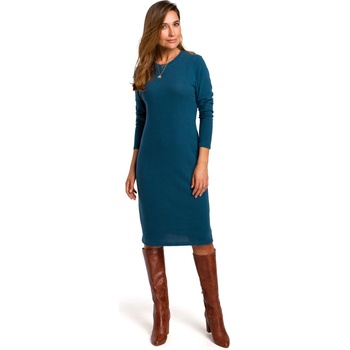 Style úpletové šaty S178 modrá