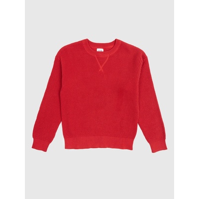 GAP 725057-05 dětský pletený svetr červená