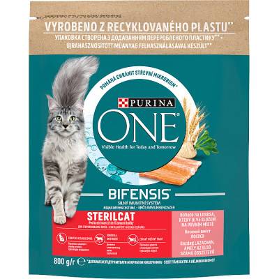 PURINA ONE Sterilcat bohaté na lososa 1500g