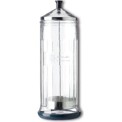 Eurostil Barber Line sklenená nádoba na dezinfekciu 1 l