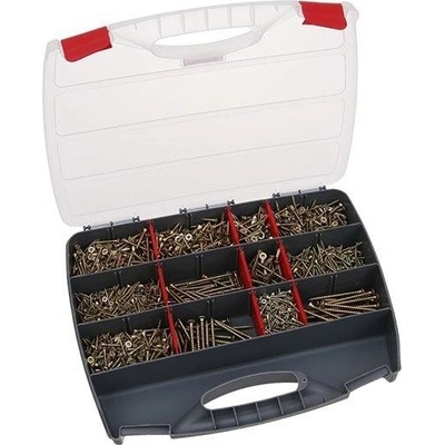 LEVIOR Vruty do dřeva 2000 ks + plastový pořadač – Hledejceny.cz