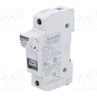 LOVATO ELECTRIC FB01F1P Pojistkový spodek; 10x38mm; na přípojnici DIN; 32A; 690VAC