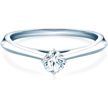 SAVICKI Годежен пръстен The Light: бяло злато, лабораторен диамант