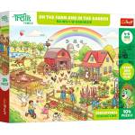 Trefl Пъзел Trefl от 104 части - Във фермата и в градината (15599) - baby