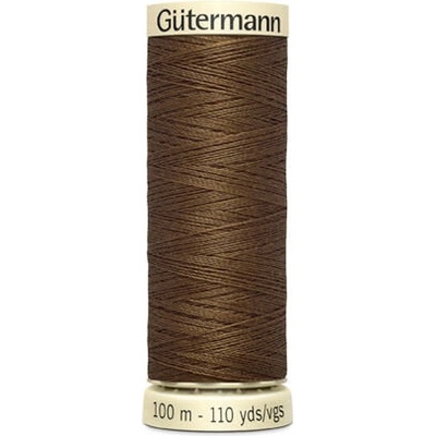 Nit PES Gütermann 100 (100m) - univerzální barva 289 - hnědá