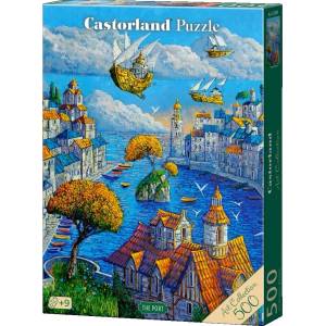 Castorland Пъзел Castorland от 500 части - Пристанището (B-53889)