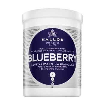 Kallos Blueberry Revitalizing Hair Mask подхранваща маска за суха и увредена коса 1000 ml