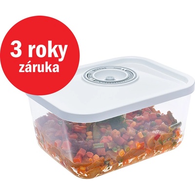 STATUS sklenená vákuová dóza 3l 181052 biela