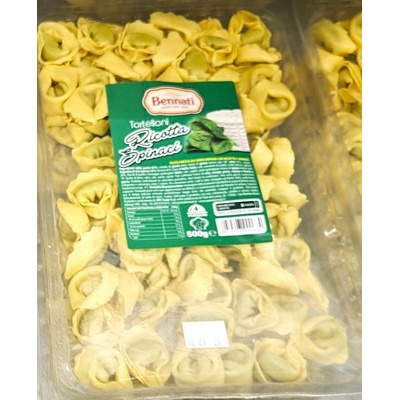 Bennati tortelloni čerstvé plněné těstoviny ricotta a špenát 500 g