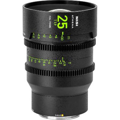 NiSi Cine Lens Athena Prime 25mm T1.9 E-Mount (Without Drop-in Filter)