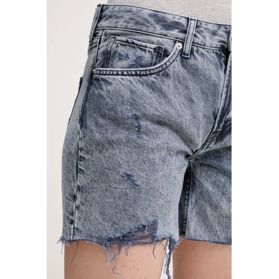 Pepe Jeans Дънков къс панталон от памук Pepe Jeans REGULAR SHORT MW DISTRESSED (PL801186UN4)