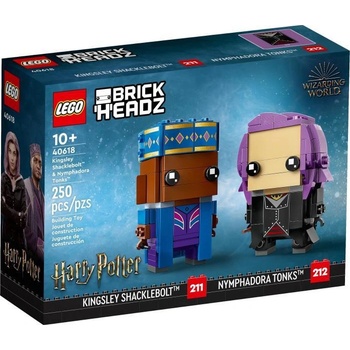 Image 1 of LEGO® BrickHeadz - Harry Potter™ - Kingsley Shacklebolt & Nymphadora Tonks (40618)