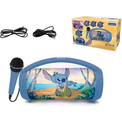 iParty Bluetooth reproduktor s mikrofónom Lexibook Stitch 25.BTP585DZ