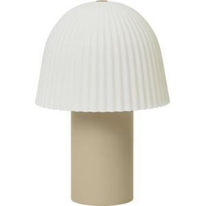 ferm LIVING Безжична настолна лампа Frill 22 см бяло-бежова (1104271028)