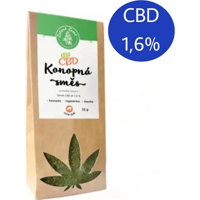 Zelená Země CBD konopná herba sypaný 35 g