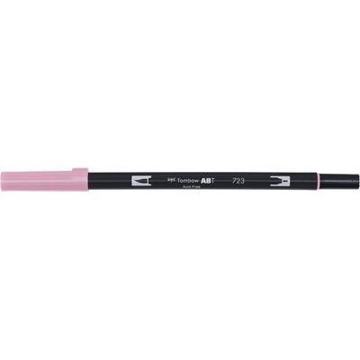 Oboustranný štětcový fix Tombow ABT DUAL - růžová Barva: 723 - Pink