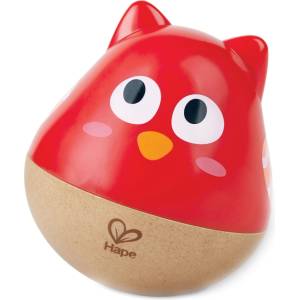 Hape Музикална играчка Hape - Бухал, Червен (H0112)