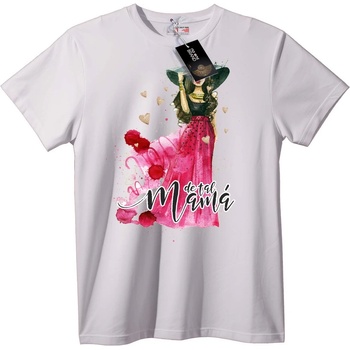 NOONEBRAND Тениска Мама Обич - XS, Black