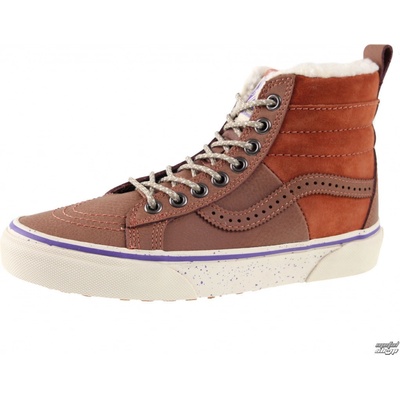 Vans SK8HI biele hnedá