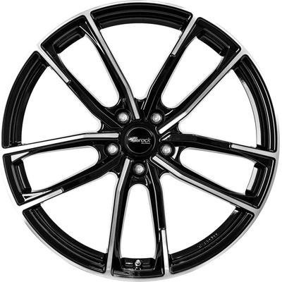 BROCK B38 8x20 5x114,3 ET50 black polished