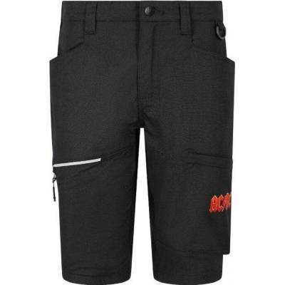 Safety JOGGER AC/DC monterkové šortky černá/červená