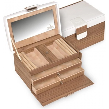 Sacher šperkovnice Eva Nordic hnědá