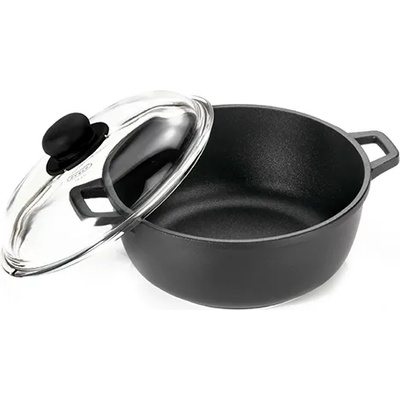 Antik Ars ИТ-51.28 Тава дълбока с дръжки и капак 28*6.5см (014457)