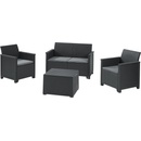 Keter EMMA 3 seaters sofa Set - grafit