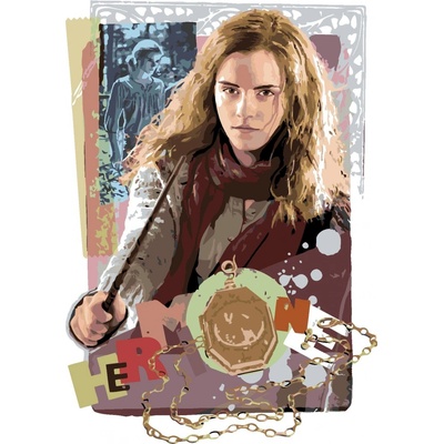 zuty Malování Podle Čísel Karta Hermiona Granger Harry Potter 40 x 50 Cm Plátno 8596530242604