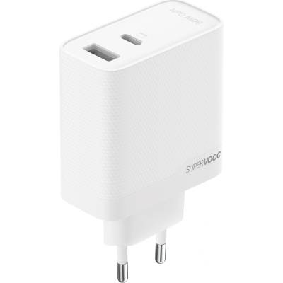 Oppo Зарядно устройство OPPO SuperVooc 80W GAN DUAL CHARGER (SuperVooc 80W GAN DUAL CHARGER)