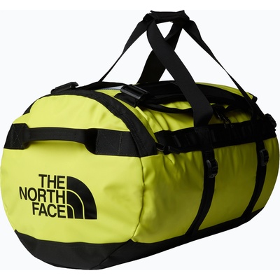 The North Face Пътна чанта The North Face Base Camp Duffel M 71 l sulphur spring green/tnf black