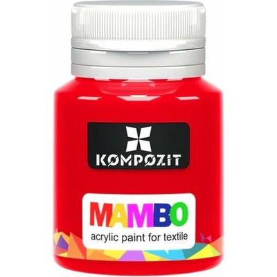 Mambo farba na textil a kožu 20 ml 10 červená