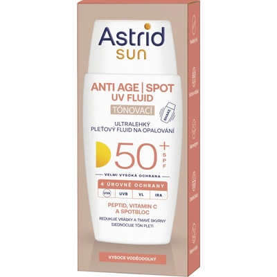 Astrid Tónovací pleťový fluid SPF 50+ Sun 50 ml