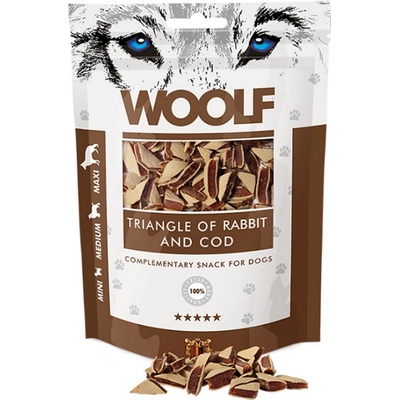 Woolf Dog Triangle of rabbit and cod 100 g