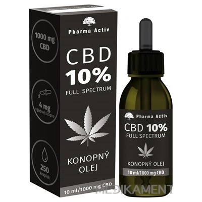 Pharma Activ CBD 10% KONOPNÝ OLEJ 0,01 l