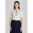 Gant LIGHTWEIGHT RIBBED SS POLO biela