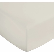 Bianca Béžová napínacia plachta z bavlneného saténu Cotton Sateen 150x200