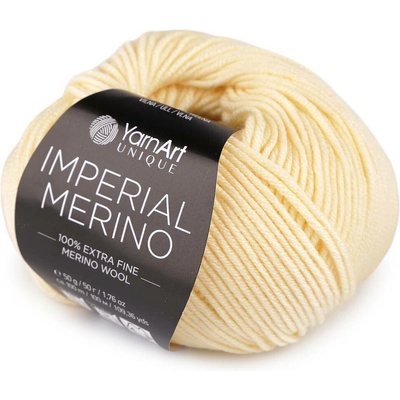 Pletací příze Imperial 100% Merino 50 g Varianta: 11 (3304) žlutá nejsv., Balení: 1 ks 62571/162934/291349