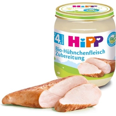 Hipp БИО пюре Заготовка от Пилешко месо 5м+ 125г