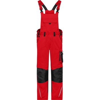 James & Nicholson Kalhoty Strong JN 1833 s laclem COT 02133X876o7 Červená/černá