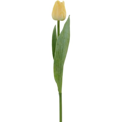 Umělý tulipán výška 35 cm Gasper - žlutý