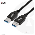 Club 3D Кабел Club 3D - CAC-1409 (USB-A Gen2, M/M, 10Gbps, 3A, 15W, 5V/3A, 0, 5 m) (CAC-1409)