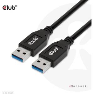 Club 3D Кабел Club 3D - CAC-1409 (USB-A Gen2, M/M, 10Gbps, 3A, 15W, 5V/3A, 0, 5 m) (CAC-1409)